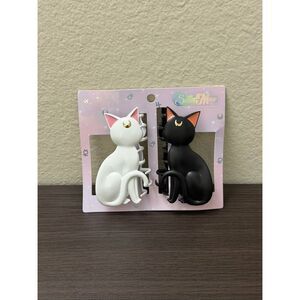 Pretty Guardian Sailor Moon Artemis & Luna Claw Hair Clip Set